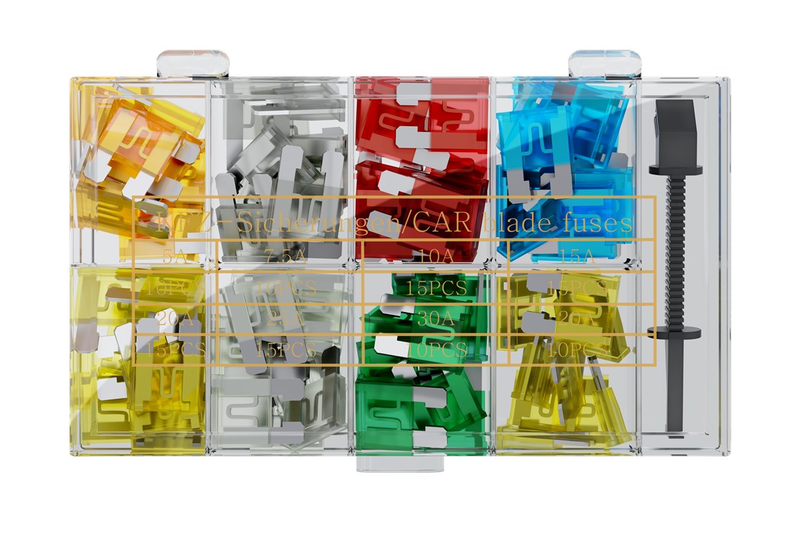 Assortimento di fusibili per l’auto 101 pz. Assortimento di fusibili per l’auto 101 pz.